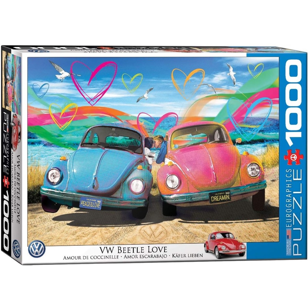 VW Beetle Love Puzzle 1000 Pieces